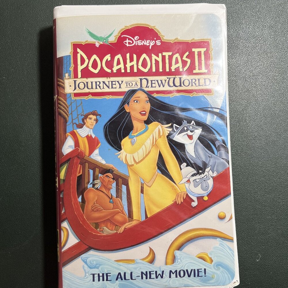 Disney VHS – Pocahontas II: Journey to a New World (1998) 12743-1 First Pressing